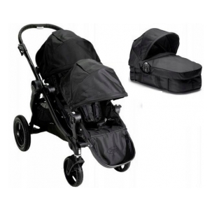Baby Jogger City Select wózek dla Rodzeństwa 3 w 1 Gondola 1 x + 2 x Siedzisko | BLACK